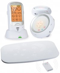 Радионяня с двумя детскими блоками и монитором дыхания Ramili Baby RA300